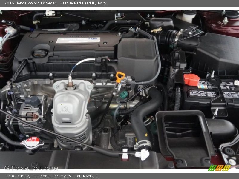  2016 Accord LX Sedan Engine - 2.4 Liter DI DOHC 16-Valve i-VTEC 4 Cylinder