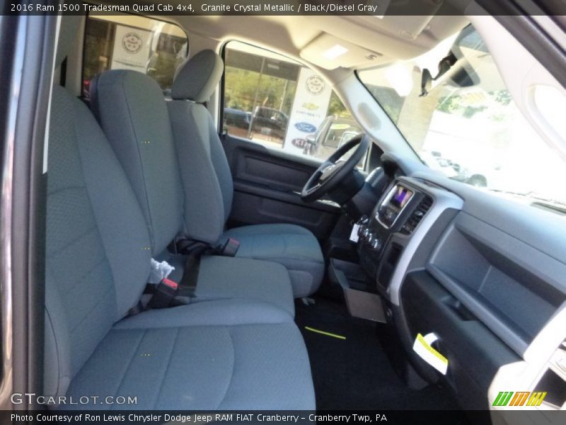 Granite Crystal Metallic / Black/Diesel Gray 2016 Ram 1500 Tradesman Quad Cab 4x4
