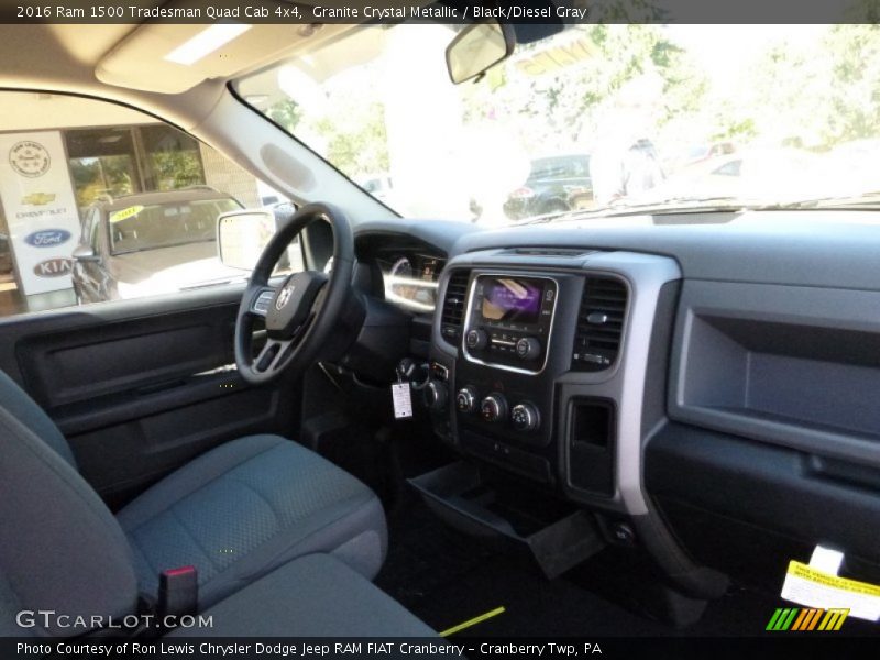 Granite Crystal Metallic / Black/Diesel Gray 2016 Ram 1500 Tradesman Quad Cab 4x4