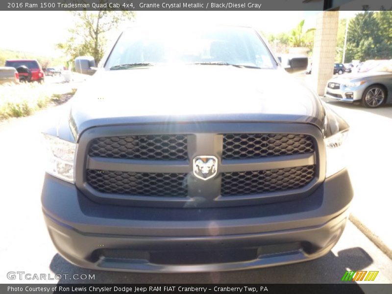 Granite Crystal Metallic / Black/Diesel Gray 2016 Ram 1500 Tradesman Quad Cab 4x4