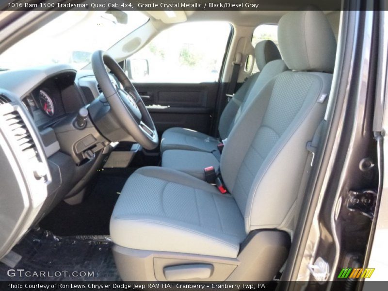 Granite Crystal Metallic / Black/Diesel Gray 2016 Ram 1500 Tradesman Quad Cab 4x4