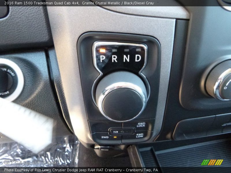  2016 1500 Tradesman Quad Cab 4x4 8 Speed Automatic Shifter