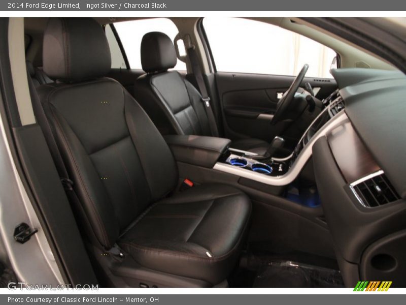 Ingot Silver / Charcoal Black 2014 Ford Edge Limited
