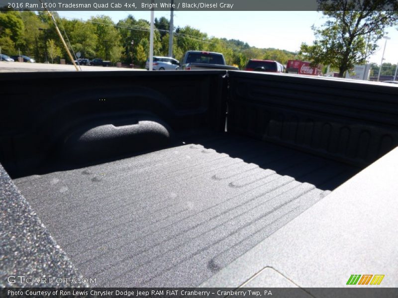 Bright White / Black/Diesel Gray 2016 Ram 1500 Tradesman Quad Cab 4x4