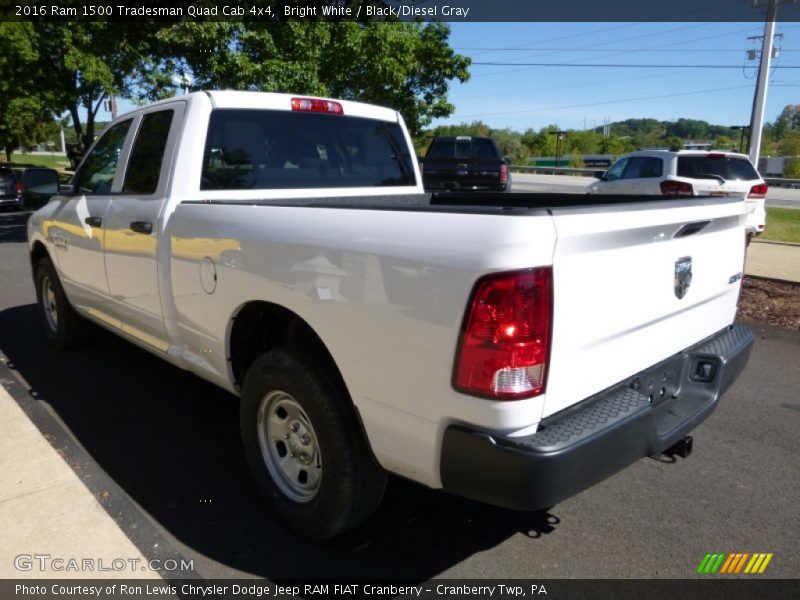 Bright White / Black/Diesel Gray 2016 Ram 1500 Tradesman Quad Cab 4x4