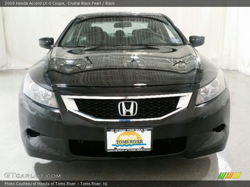 Crystal Black Pearl / Black 2009 Honda Accord LX-S Coupe