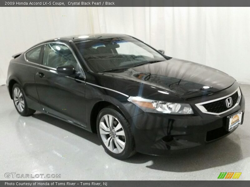 Crystal Black Pearl / Black 2009 Honda Accord LX-S Coupe