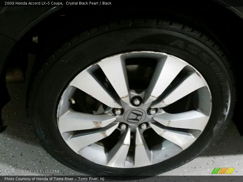 Crystal Black Pearl / Black 2009 Honda Accord LX-S Coupe