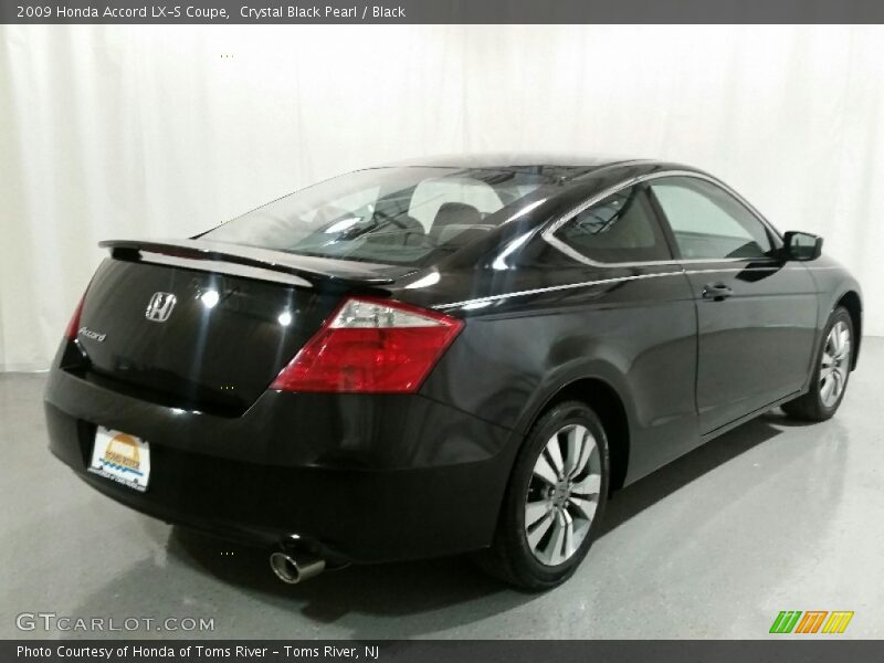 Crystal Black Pearl / Black 2009 Honda Accord LX-S Coupe