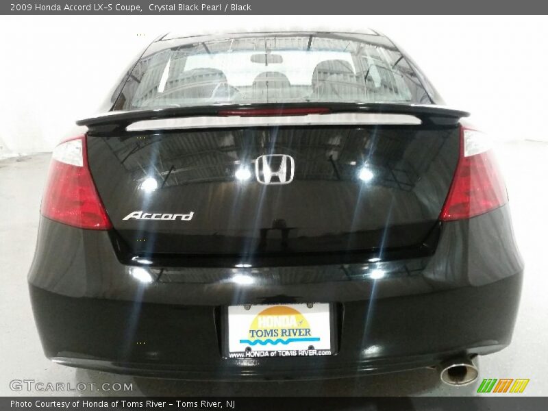 Crystal Black Pearl / Black 2009 Honda Accord LX-S Coupe