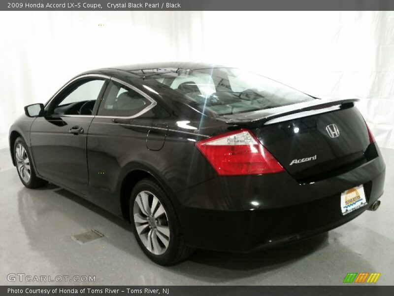 Crystal Black Pearl / Black 2009 Honda Accord LX-S Coupe