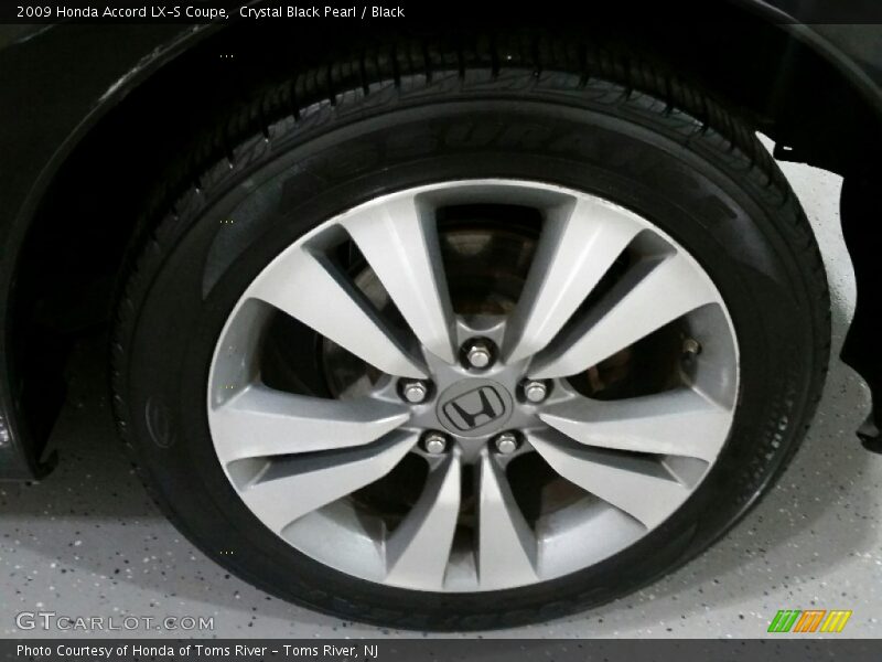 Crystal Black Pearl / Black 2009 Honda Accord LX-S Coupe