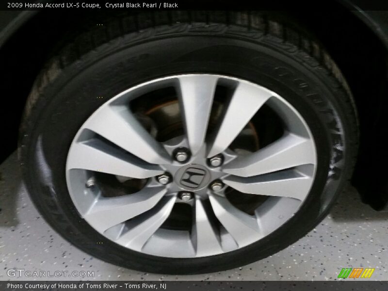 Crystal Black Pearl / Black 2009 Honda Accord LX-S Coupe