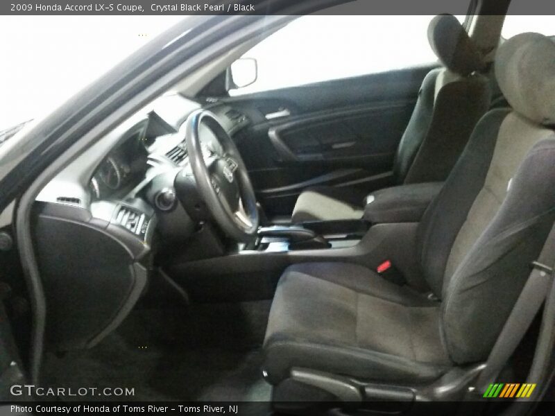 Crystal Black Pearl / Black 2009 Honda Accord LX-S Coupe
