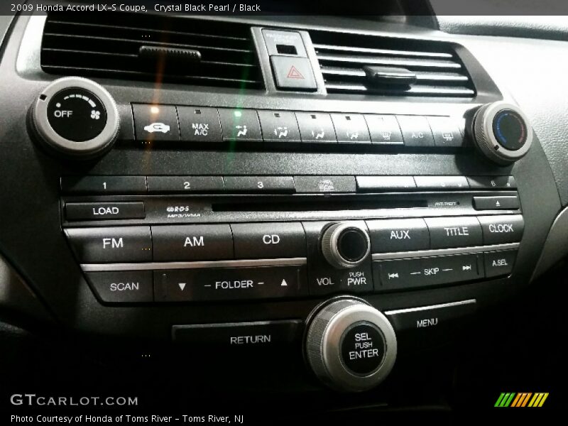 Crystal Black Pearl / Black 2009 Honda Accord LX-S Coupe
