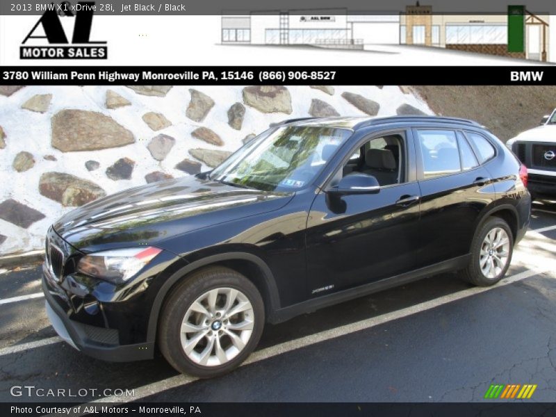 Jet Black / Black 2013 BMW X1 xDrive 28i