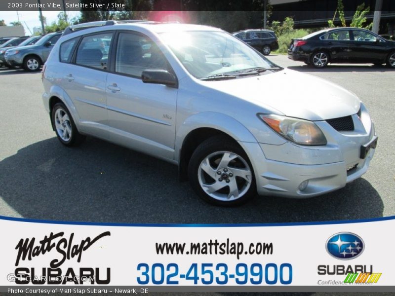 Satellite Silver / Slate 2003 Pontiac Vibe