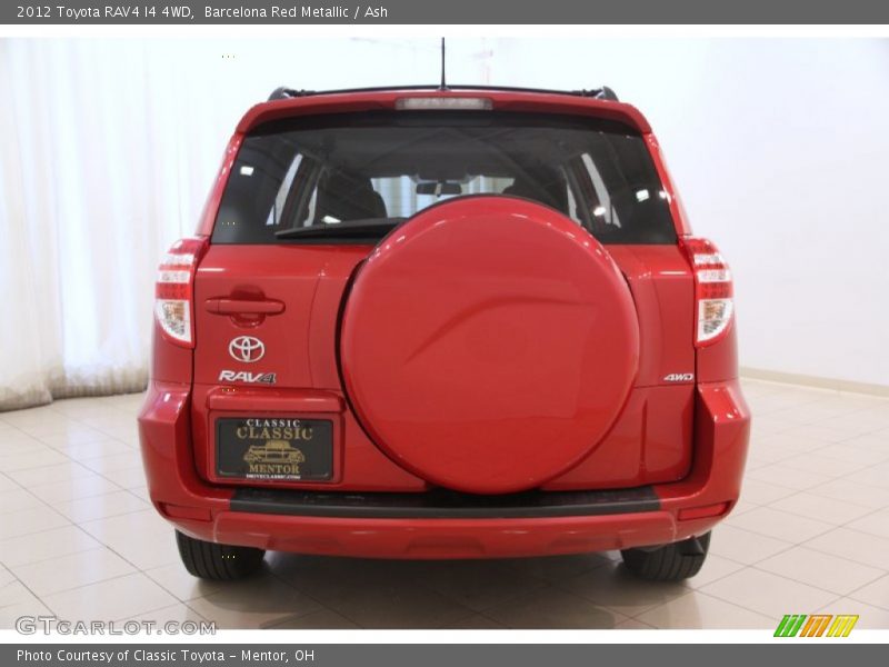 Barcelona Red Metallic / Ash 2012 Toyota RAV4 I4 4WD