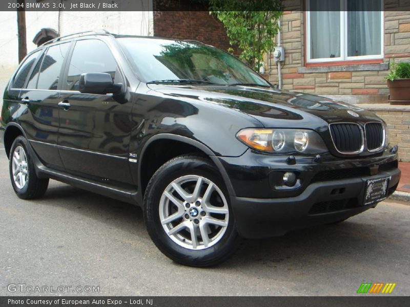 Jet Black / Black 2004 BMW X5 3.0i