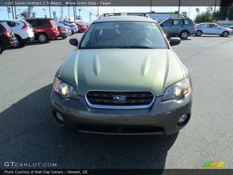 Willow Green Opal / Taupe 2005 Subaru Outback 2.5i Wagon