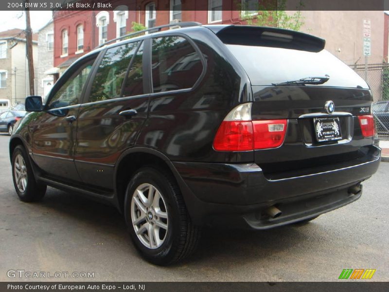 Jet Black / Black 2004 BMW X5 3.0i