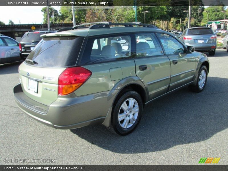 Willow Green Opal / Taupe 2005 Subaru Outback 2.5i Wagon