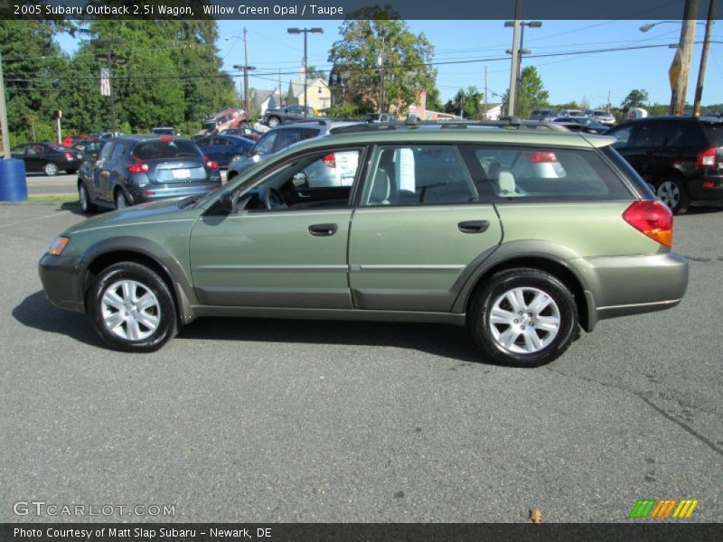 Willow Green Opal / Taupe 2005 Subaru Outback 2.5i Wagon