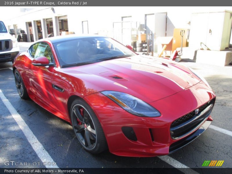 Front 3/4 View of 2016 F-TYPE R Coupe