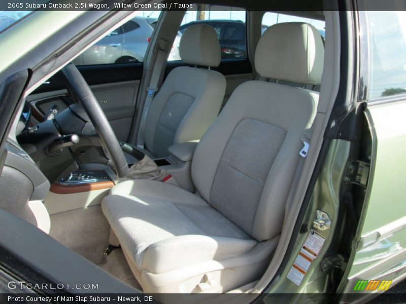 Willow Green Opal / Taupe 2005 Subaru Outback 2.5i Wagon