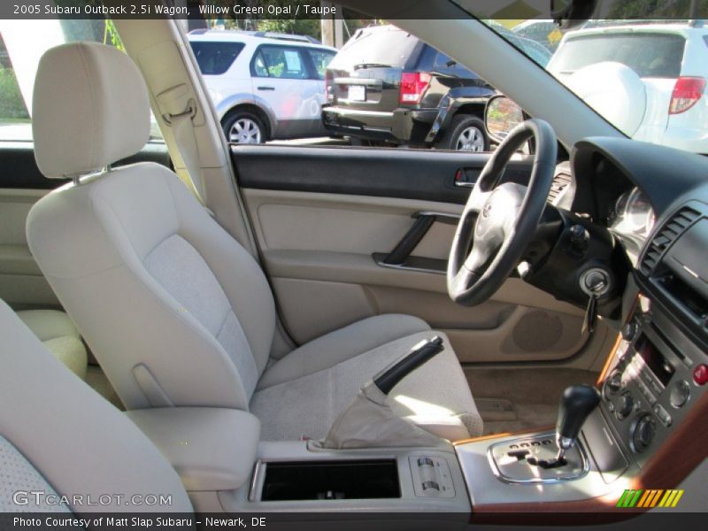 Willow Green Opal / Taupe 2005 Subaru Outback 2.5i Wagon