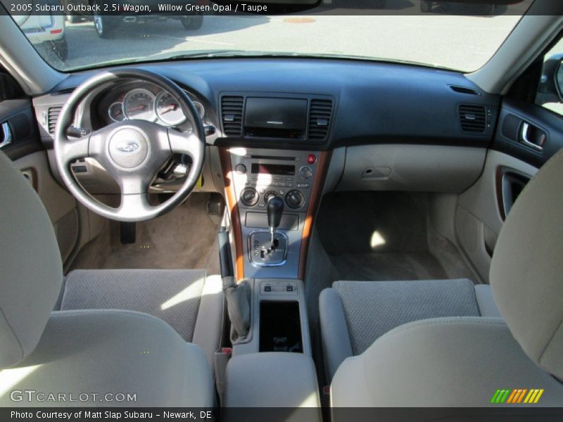 Willow Green Opal / Taupe 2005 Subaru Outback 2.5i Wagon