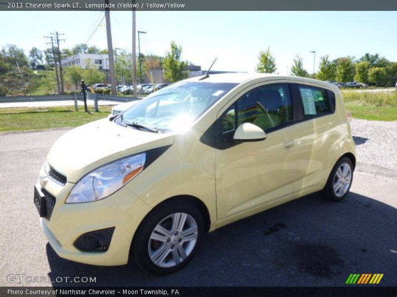 Lemonade (Yellow) / Yellow/Yellow 2013 Chevrolet Spark LT