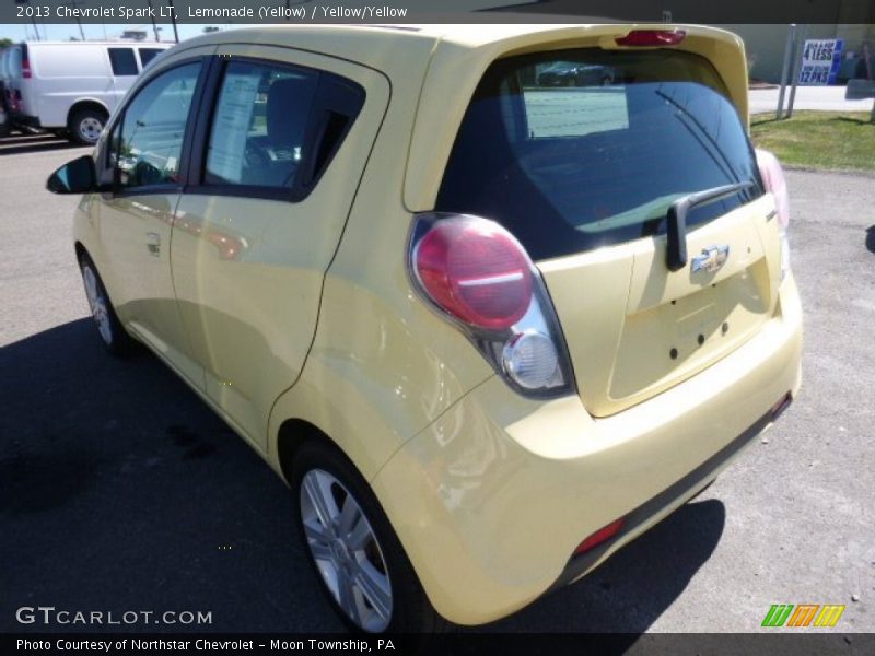 Lemonade (Yellow) / Yellow/Yellow 2013 Chevrolet Spark LT