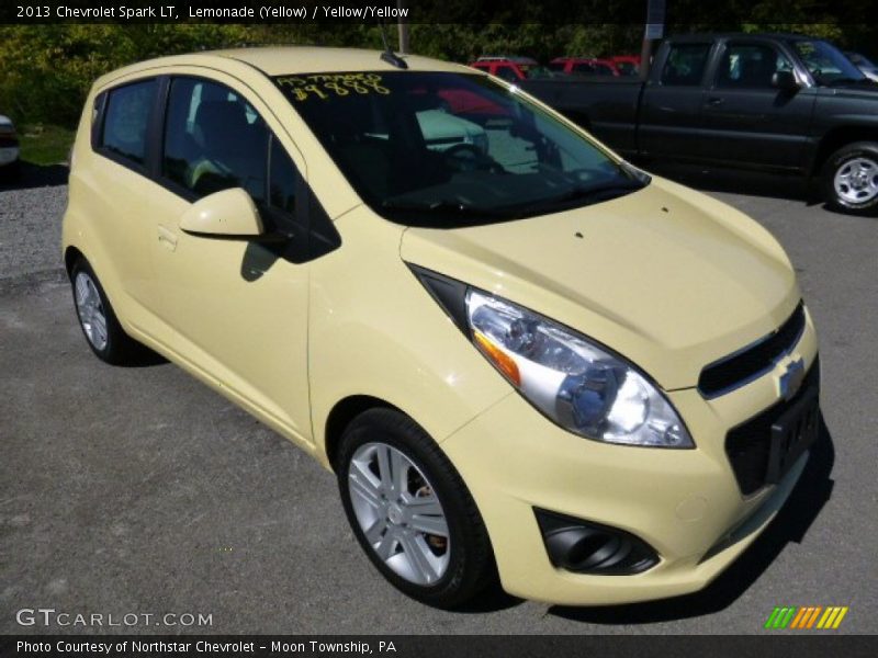 Lemonade (Yellow) / Yellow/Yellow 2013 Chevrolet Spark LT