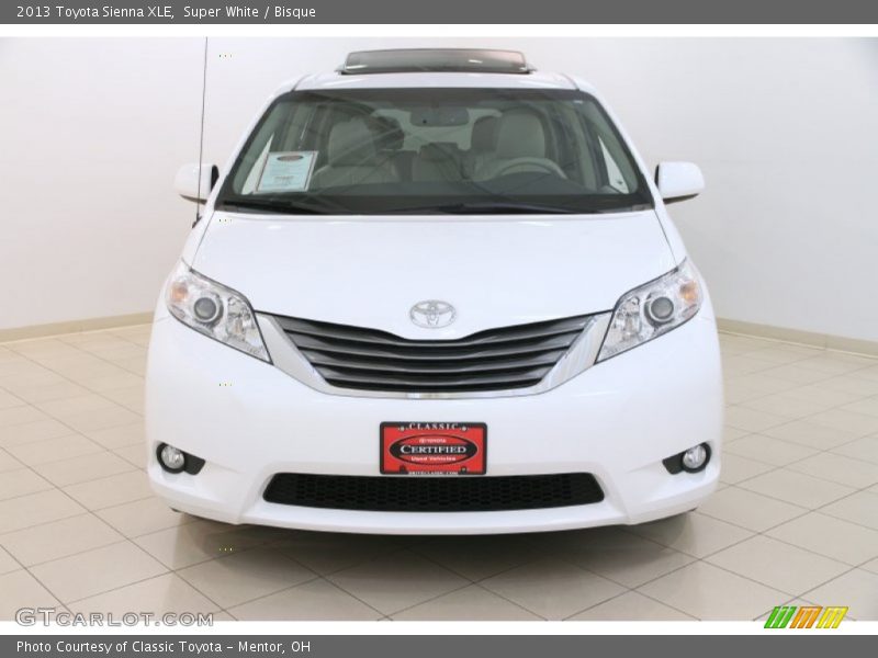 Super White / Bisque 2013 Toyota Sienna XLE
