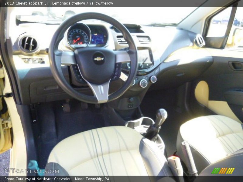 Lemonade (Yellow) / Yellow/Yellow 2013 Chevrolet Spark LT