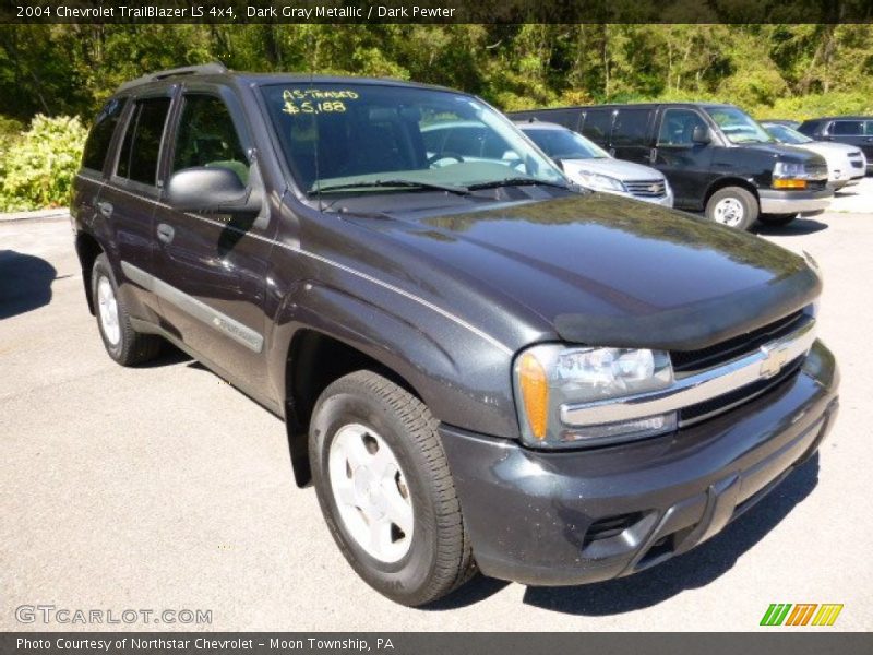 Dark Gray Metallic / Dark Pewter 2004 Chevrolet TrailBlazer LS 4x4