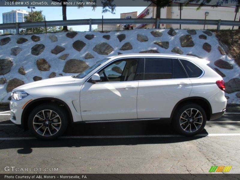  2016 X5 xDrive50i Alpine White