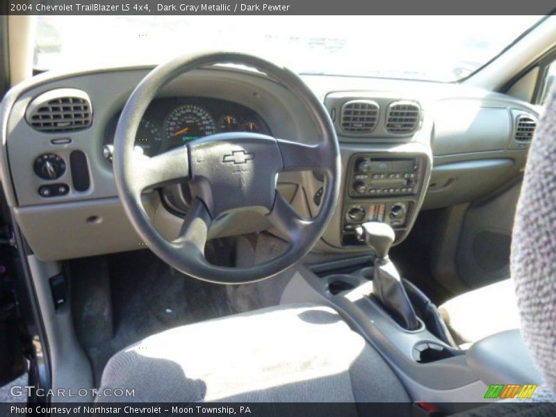 Dark Gray Metallic / Dark Pewter 2004 Chevrolet TrailBlazer LS 4x4