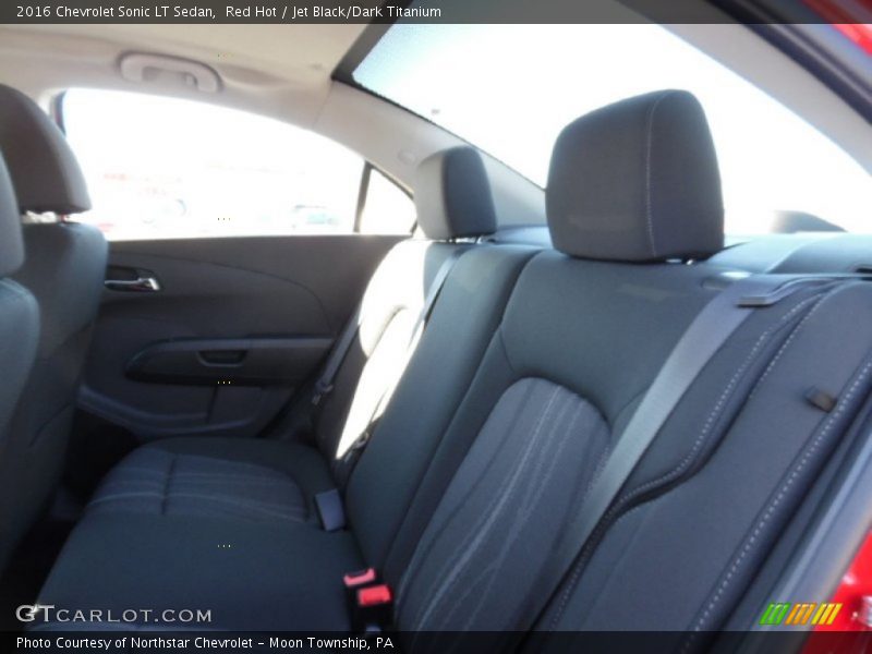 Red Hot / Jet Black/Dark Titanium 2016 Chevrolet Sonic LT Sedan