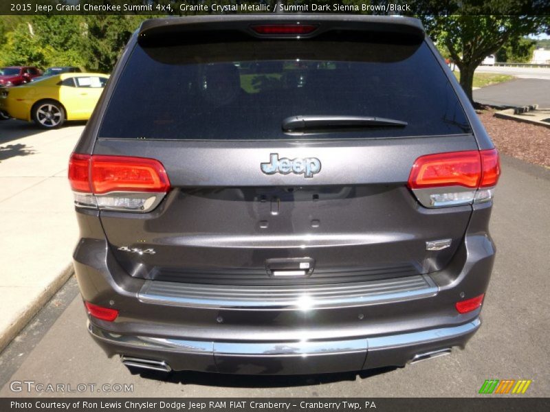 Granite Crystal Metallic / Summit Dark Sienna Brown/Black 2015 Jeep Grand Cherokee Summit 4x4
