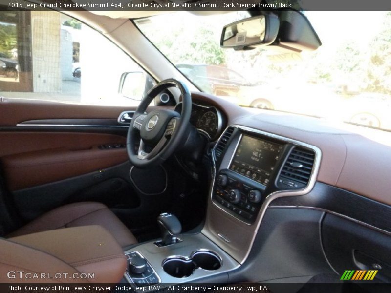 Granite Crystal Metallic / Summit Dark Sienna Brown/Black 2015 Jeep Grand Cherokee Summit 4x4