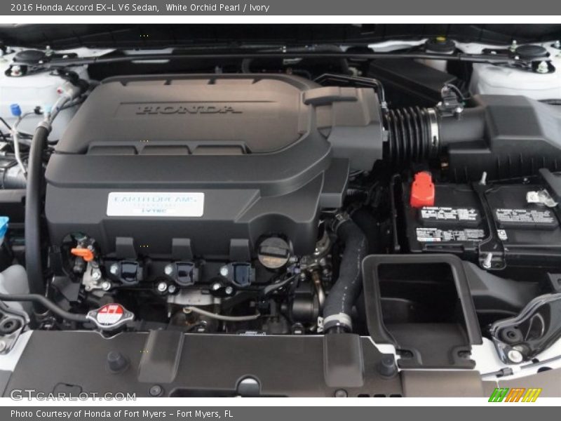  2016 Accord EX-L V6 Sedan Engine - 3.5 Liter SOHC 24-Valve i-VTEC VCM V6