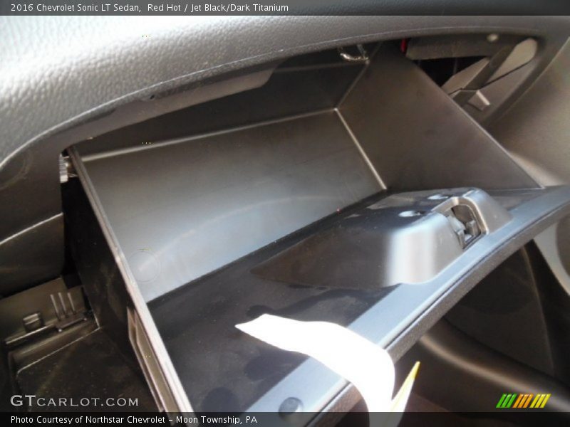 Red Hot / Jet Black/Dark Titanium 2016 Chevrolet Sonic LT Sedan