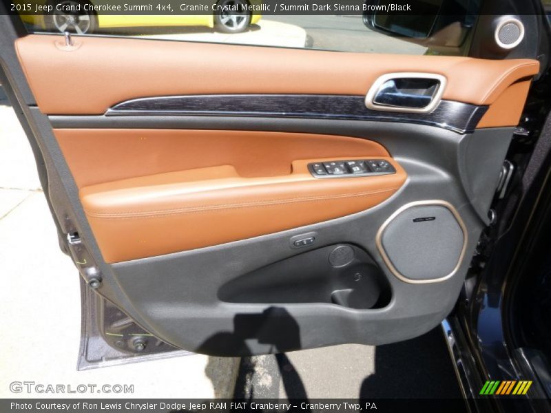 Granite Crystal Metallic / Summit Dark Sienna Brown/Black 2015 Jeep Grand Cherokee Summit 4x4