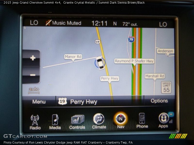 Granite Crystal Metallic / Summit Dark Sienna Brown/Black 2015 Jeep Grand Cherokee Summit 4x4