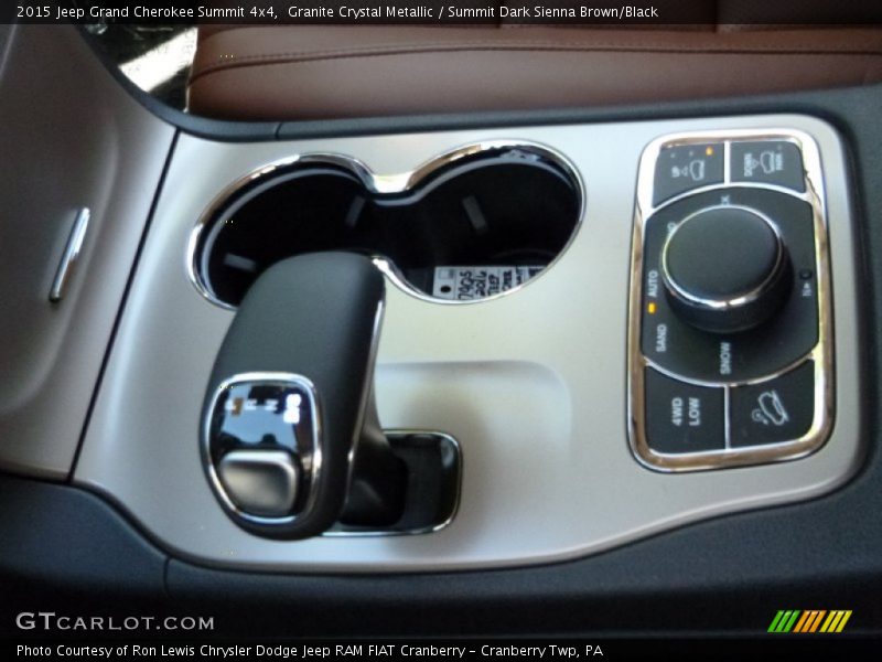 Granite Crystal Metallic / Summit Dark Sienna Brown/Black 2015 Jeep Grand Cherokee Summit 4x4