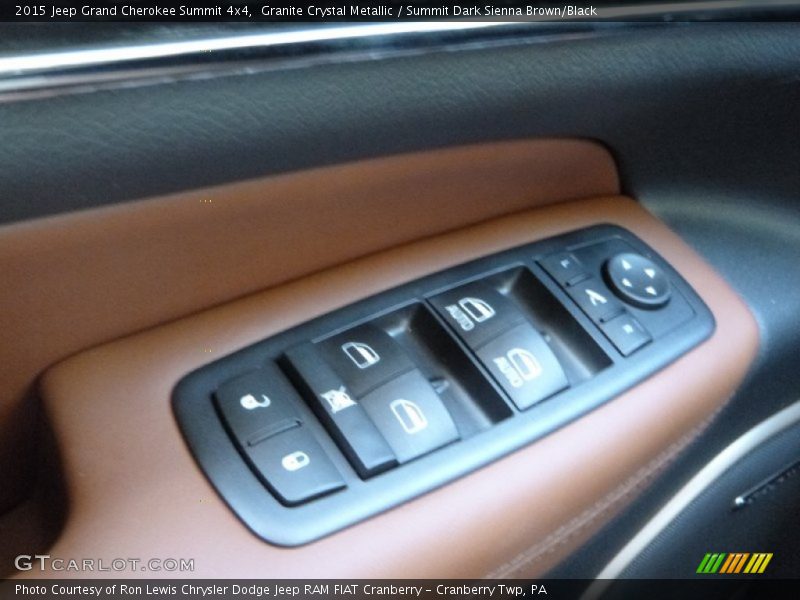 Granite Crystal Metallic / Summit Dark Sienna Brown/Black 2015 Jeep Grand Cherokee Summit 4x4