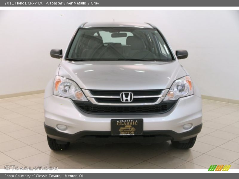 Alabaster Silver Metallic / Gray 2011 Honda CR-V LX