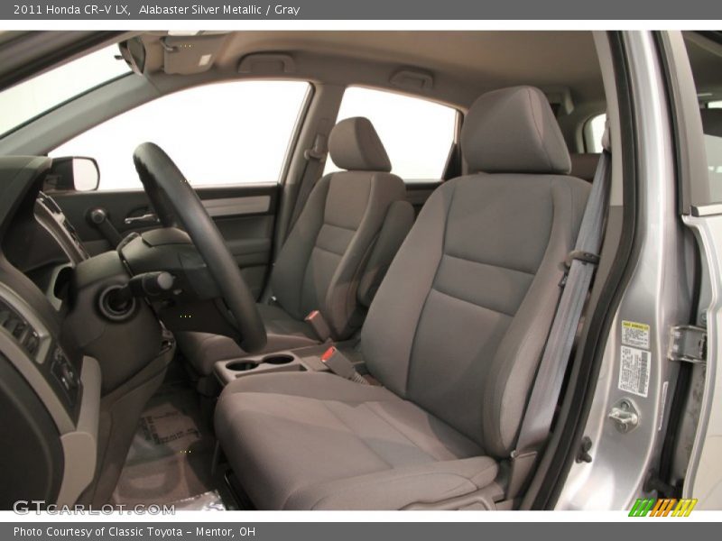 Alabaster Silver Metallic / Gray 2011 Honda CR-V LX